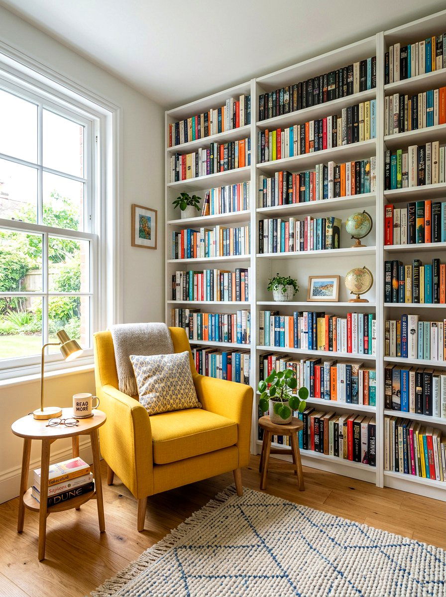 Small Living Room Library - 30 library style living room ideas
