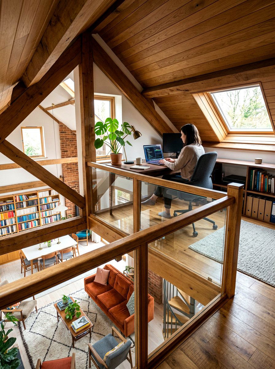 Small Loft Office - 30 office nook apartment ideas