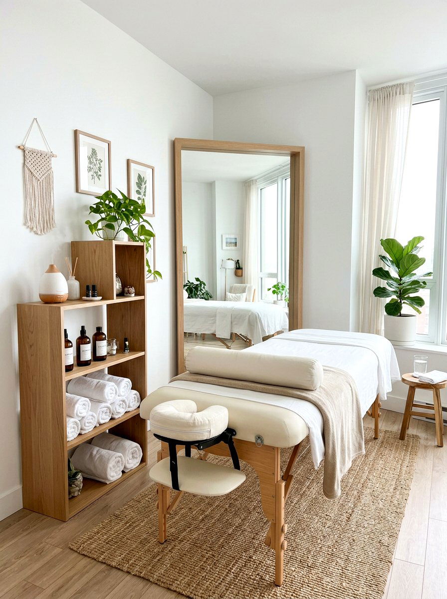 Small Massage Corner - 30 massage corner ideas