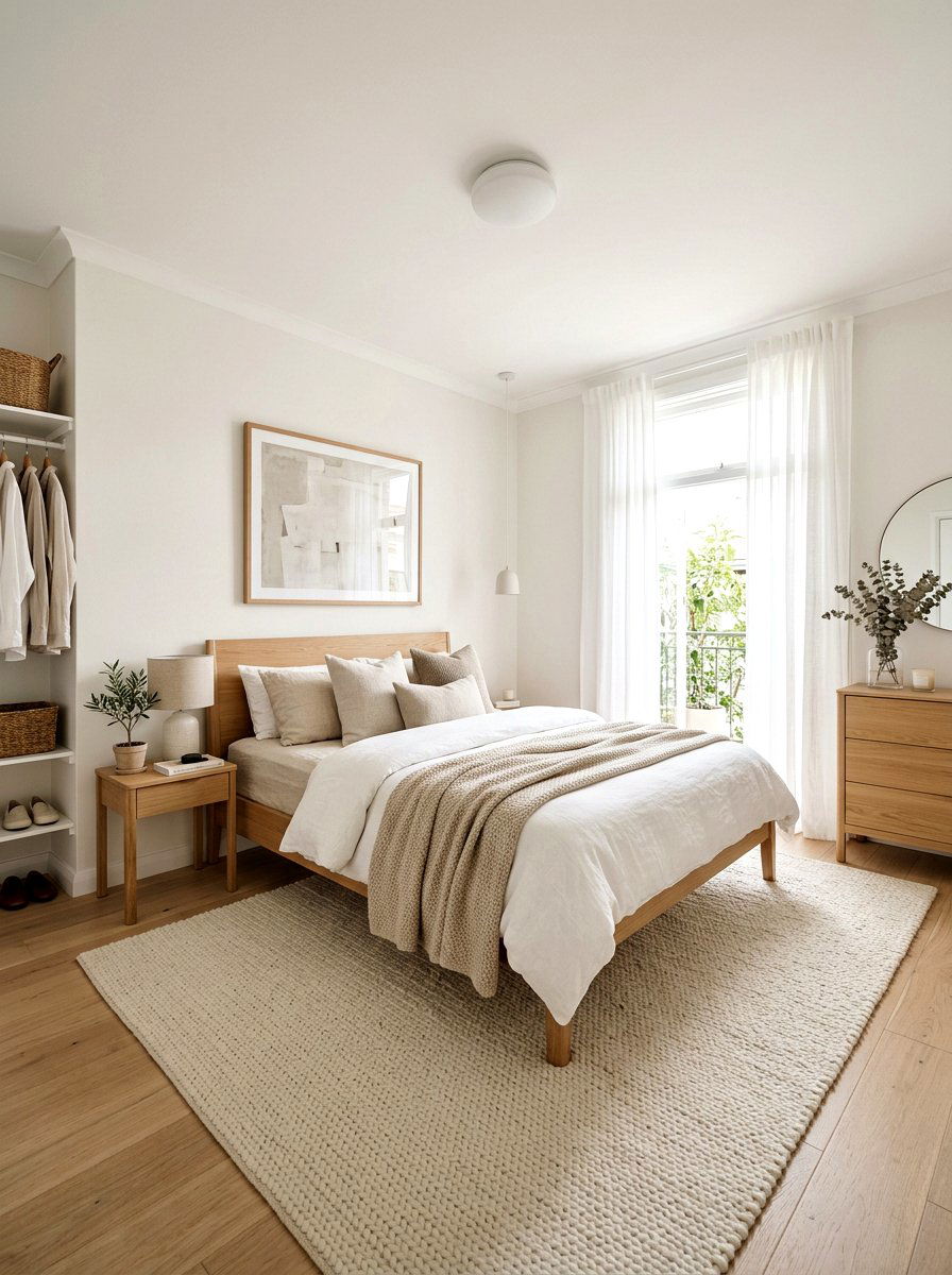 Small Master Bedroom Neutral Palette - 30 small master bedroom layout ideas
