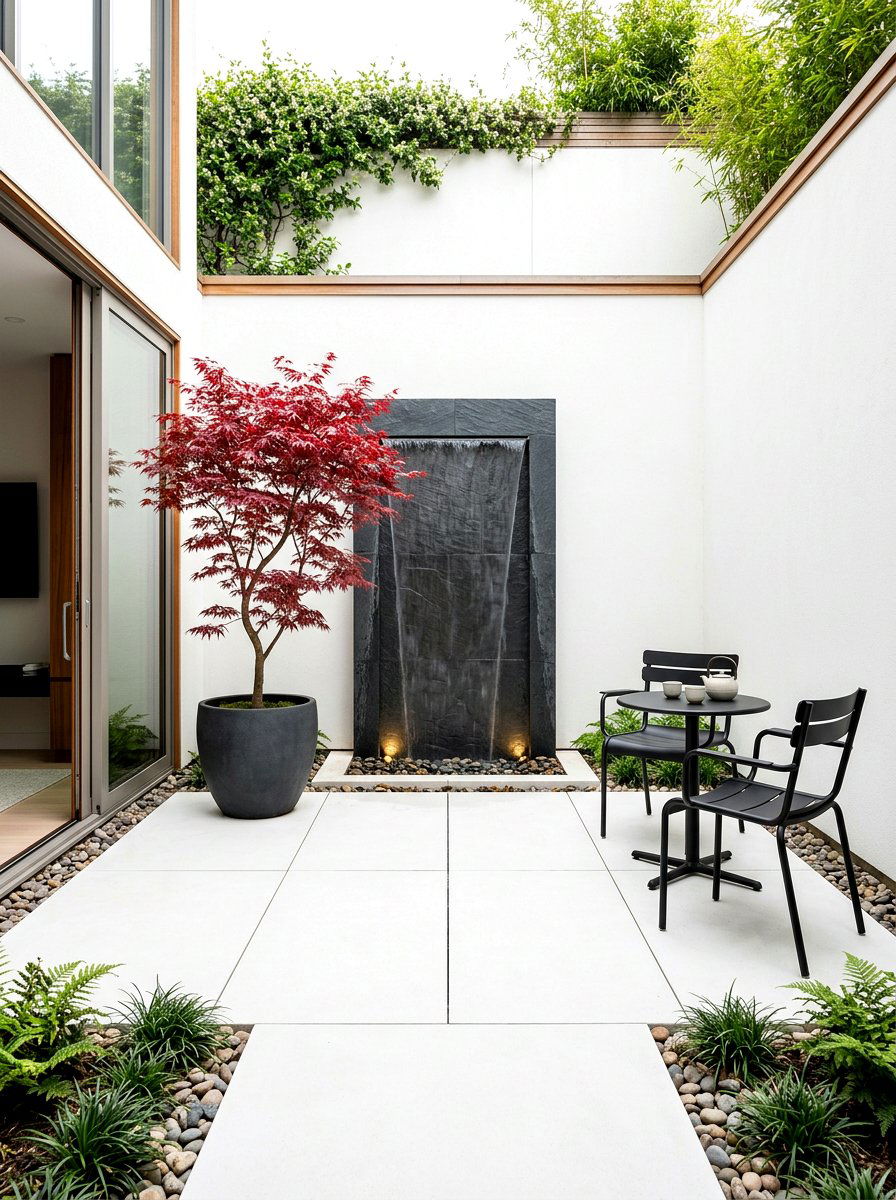 Small Modern Courtyard - 30 modern patio ideas