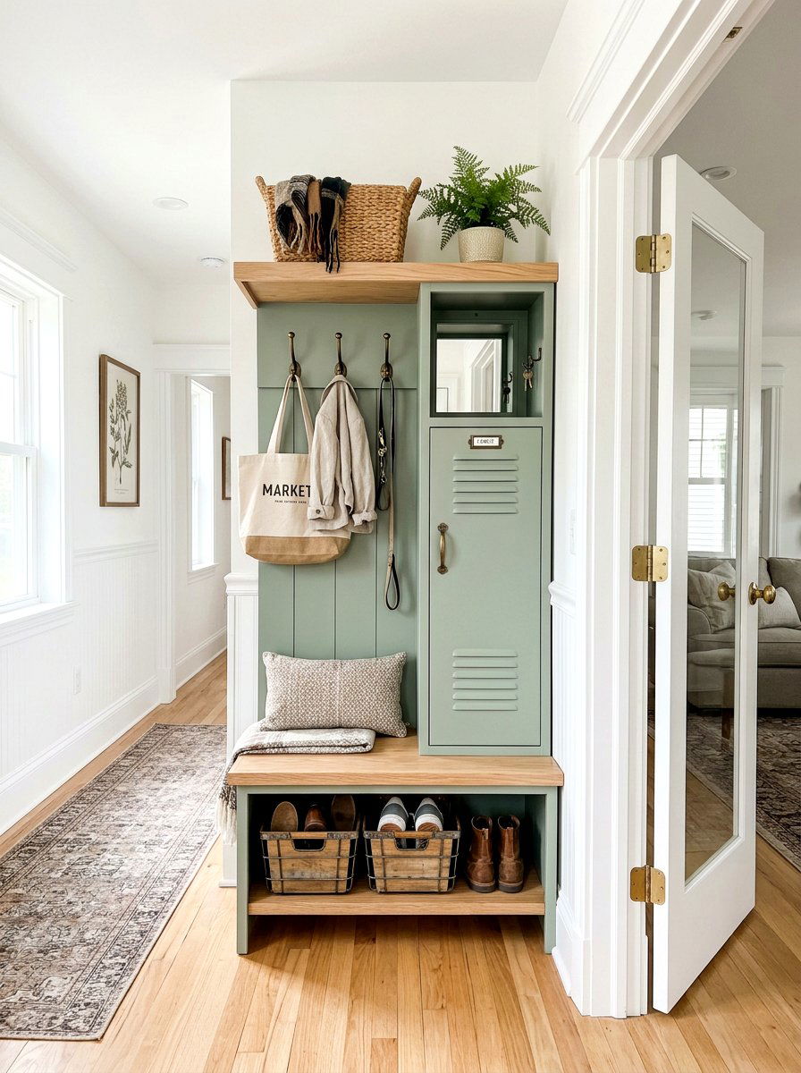 Small Mudroom Locker - 30 mudroom locker ideas