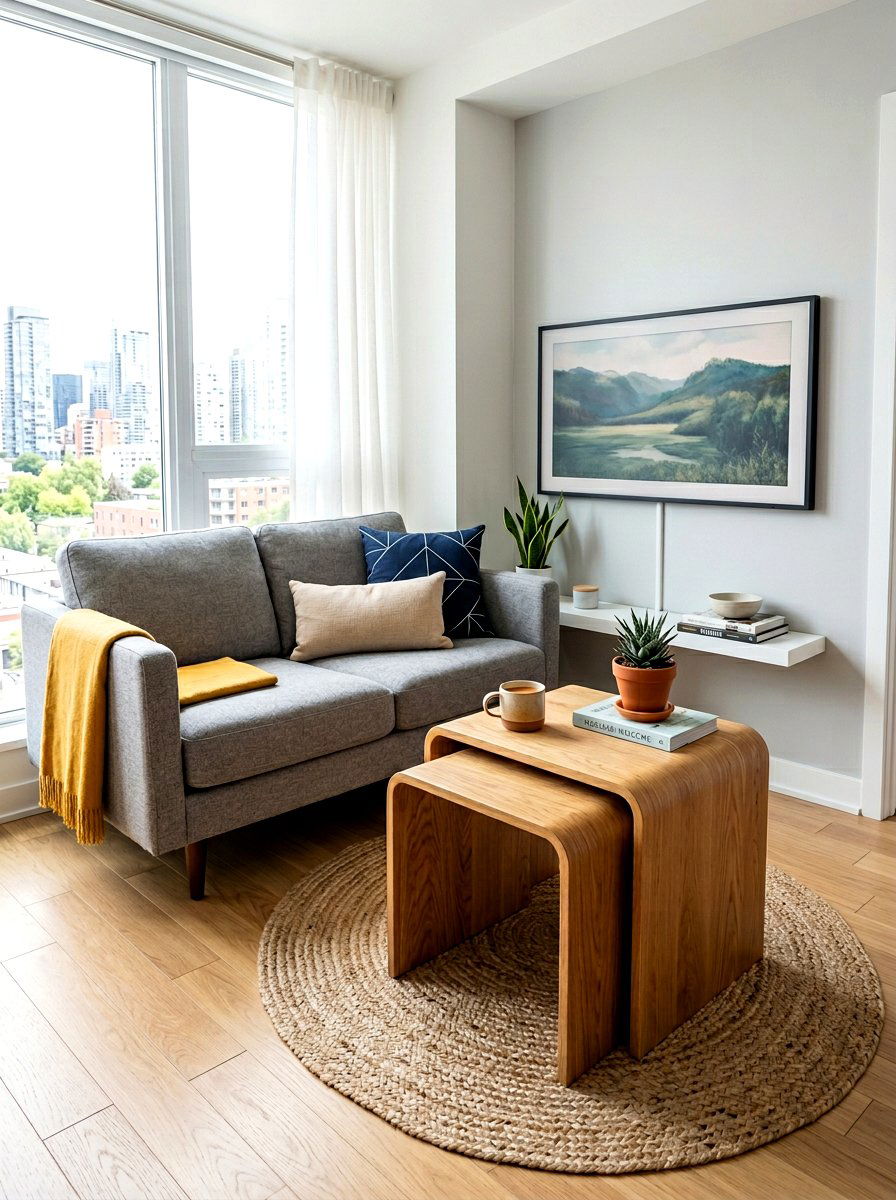 Small Nesting Waterfall Side Table - 30 waterfall side table ideas