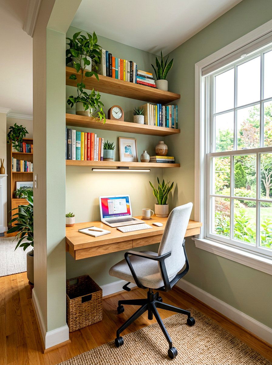 Small Nook Office Combo - 30 small dining nook ideas