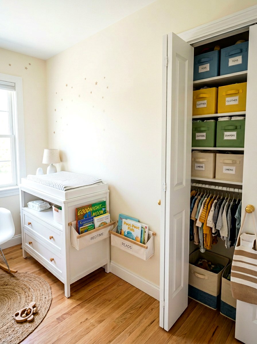 Small Nursery Book Storage - 30 nursery book display ideas