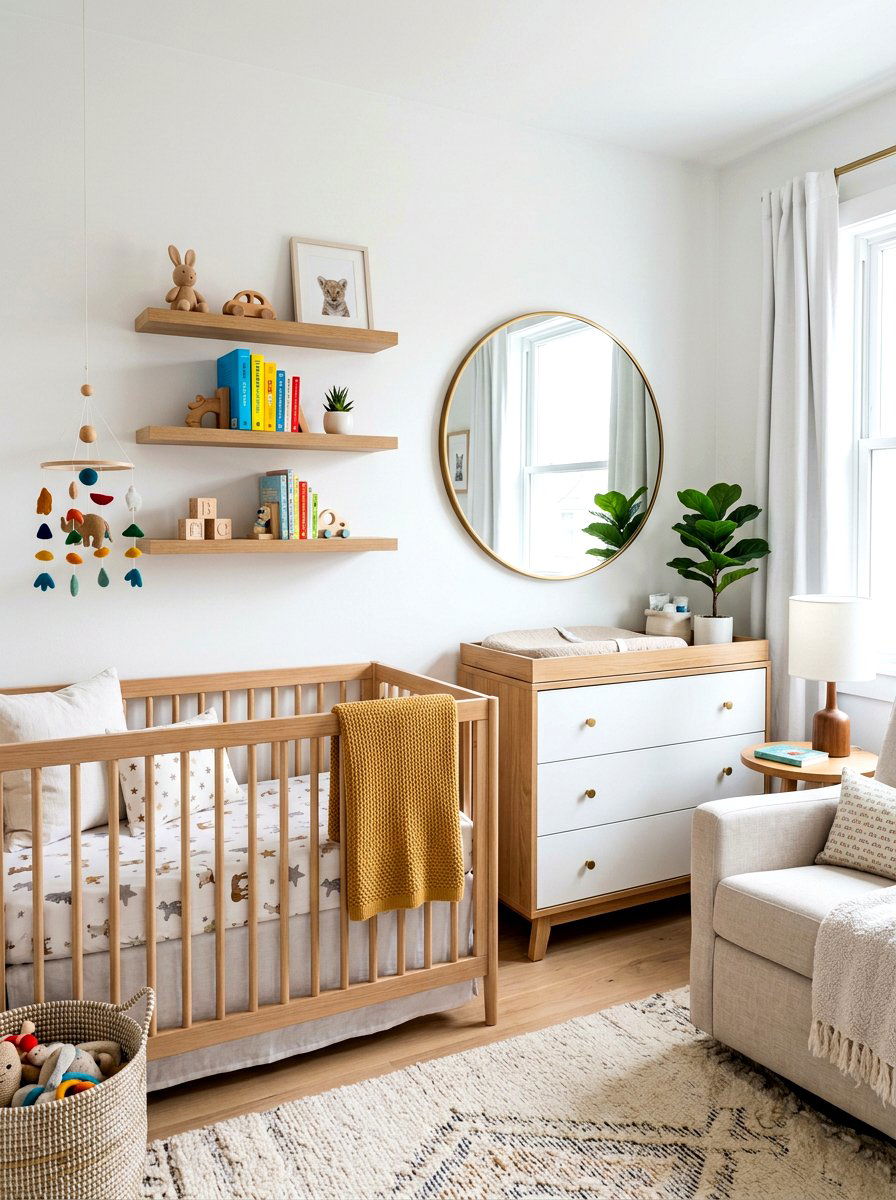 Small Nursery - 30 minimalist nursery ideas