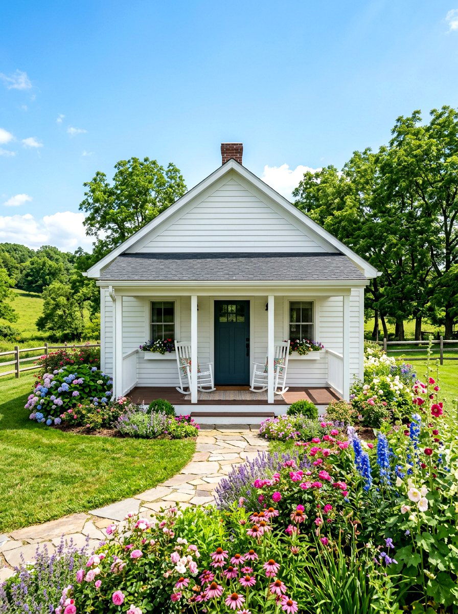 Small One Story Farmhouse - 30 farmhouse exterior ideas