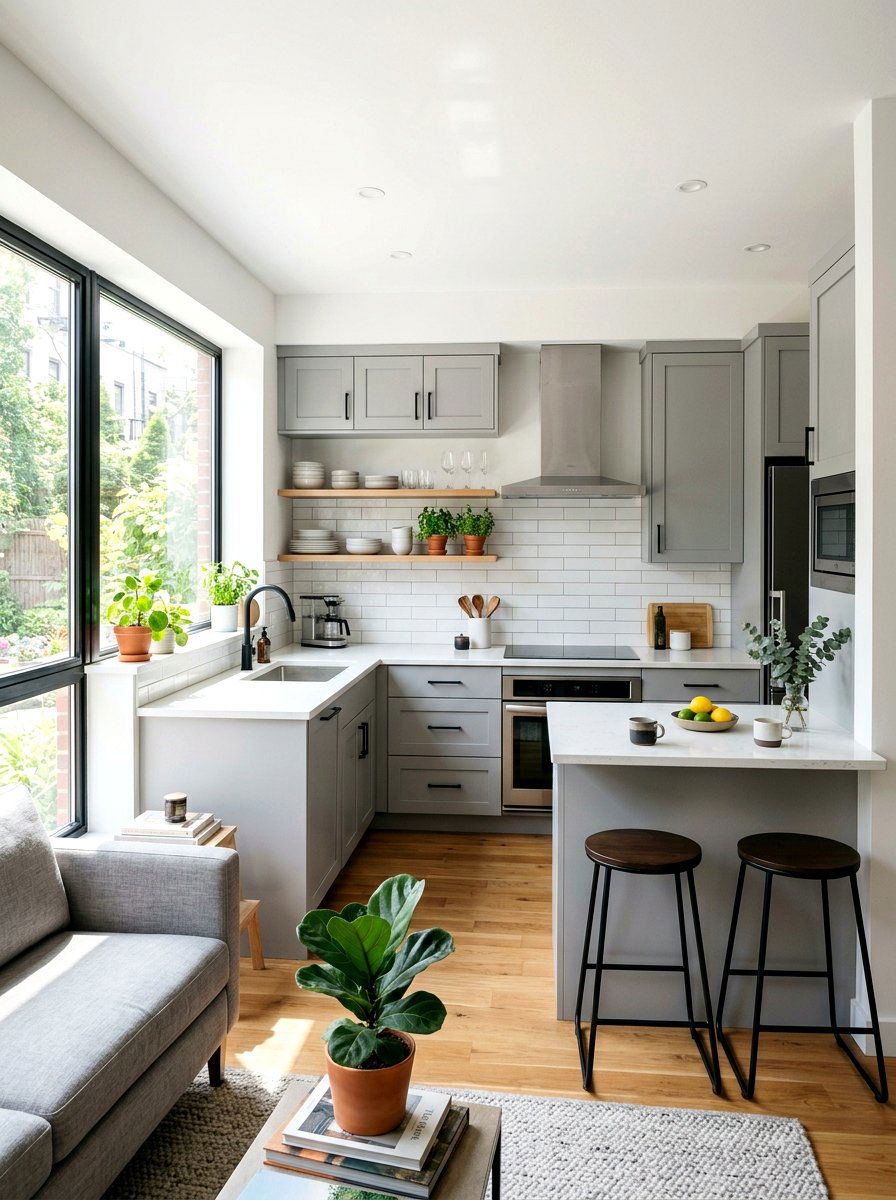 Small Open Kitchen - 30 open kitchen ideas