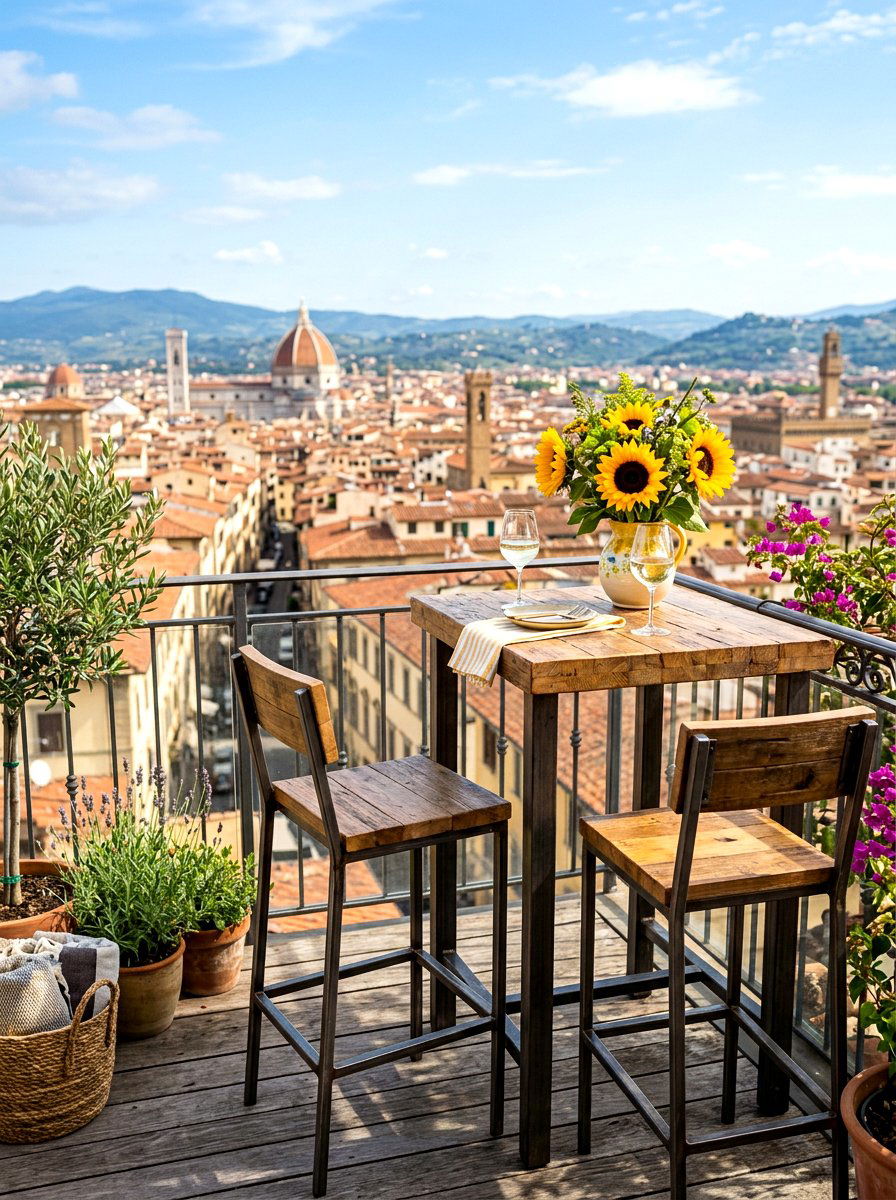 Small Outdoor Dining - 30 small terrace garden ideas