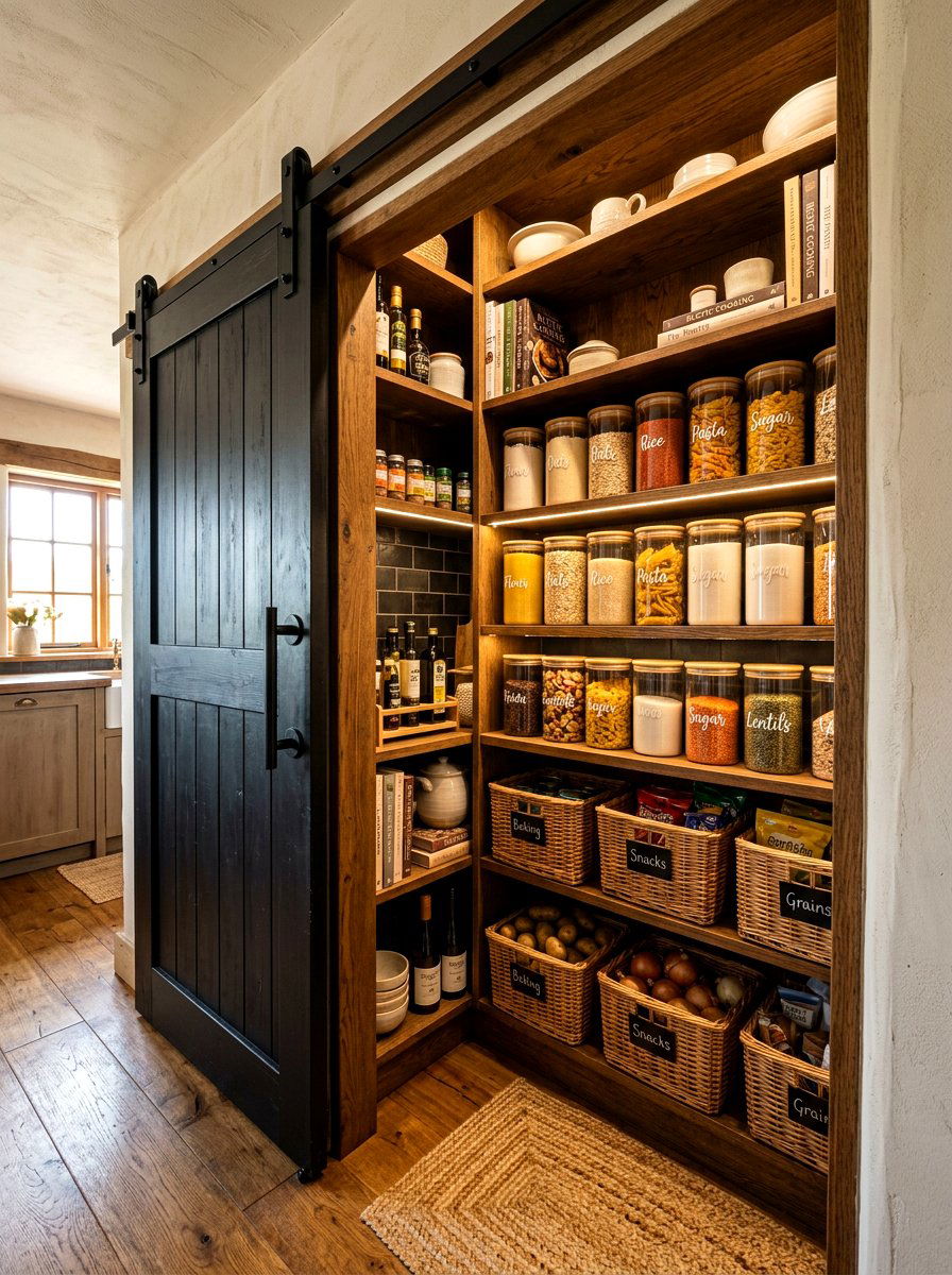 Small Pantry Niche - 30 small utility nook ideas