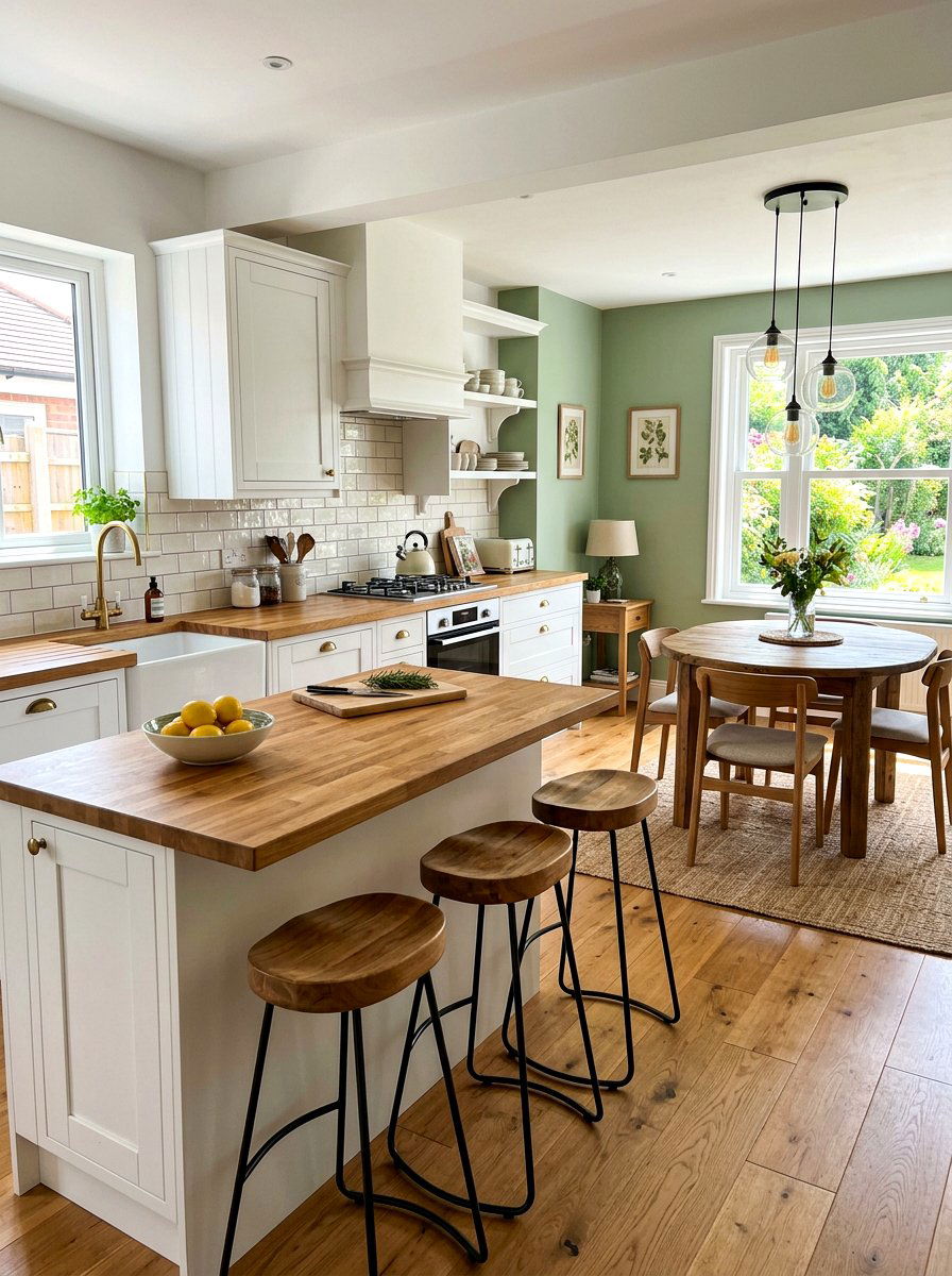 Small Peninsula Breakfast Bar - 30 breakfast bar ideas
