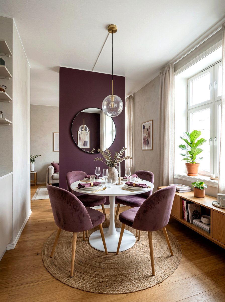 Small Plum Dining Room - 30 plum dining room ideas