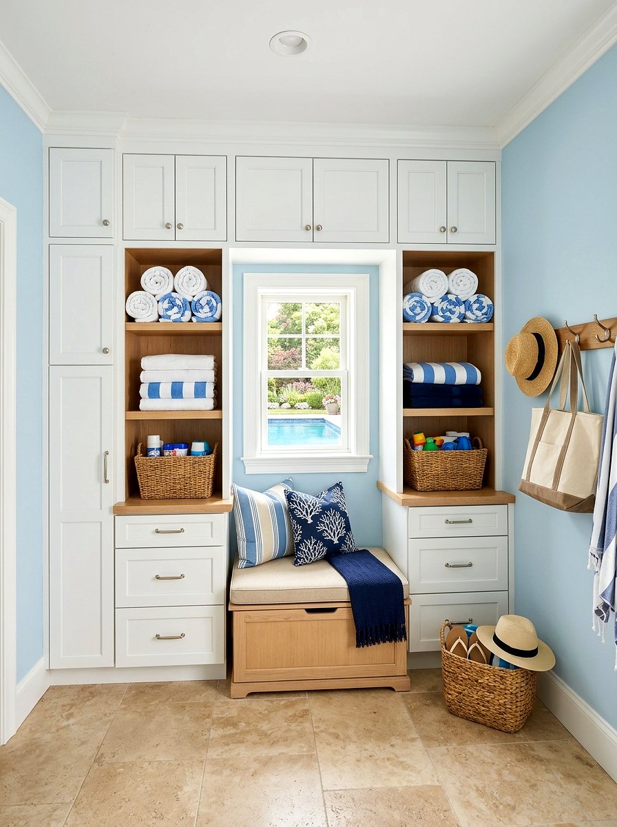 Small Pool House Storage - 30 pool house decor ideas