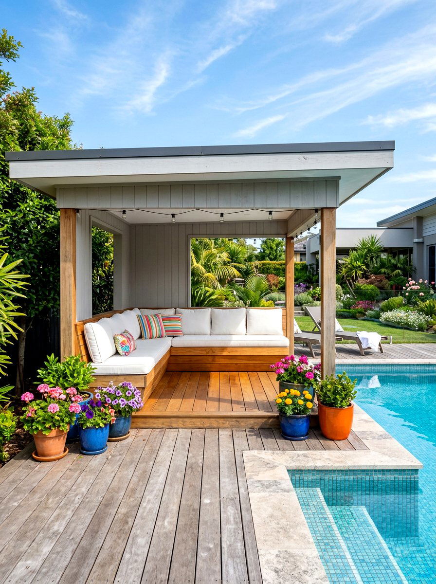 Small Pool Pavilion - 30 pool pavilion ideas