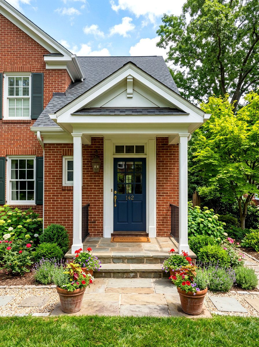 Small Portico Front Porch Roof - 30 front porch roof ideas
