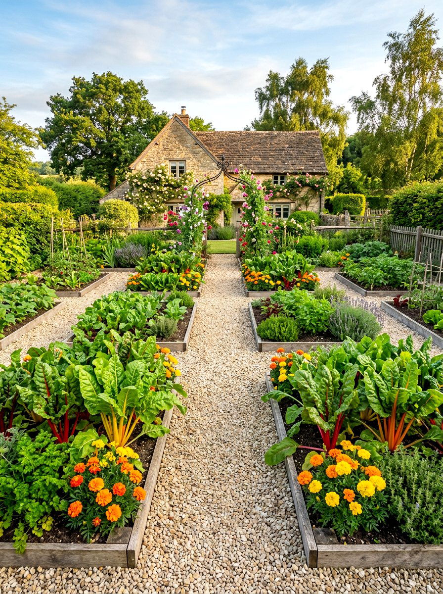 Small Potager Garden - 30 kitchen garden ideas
