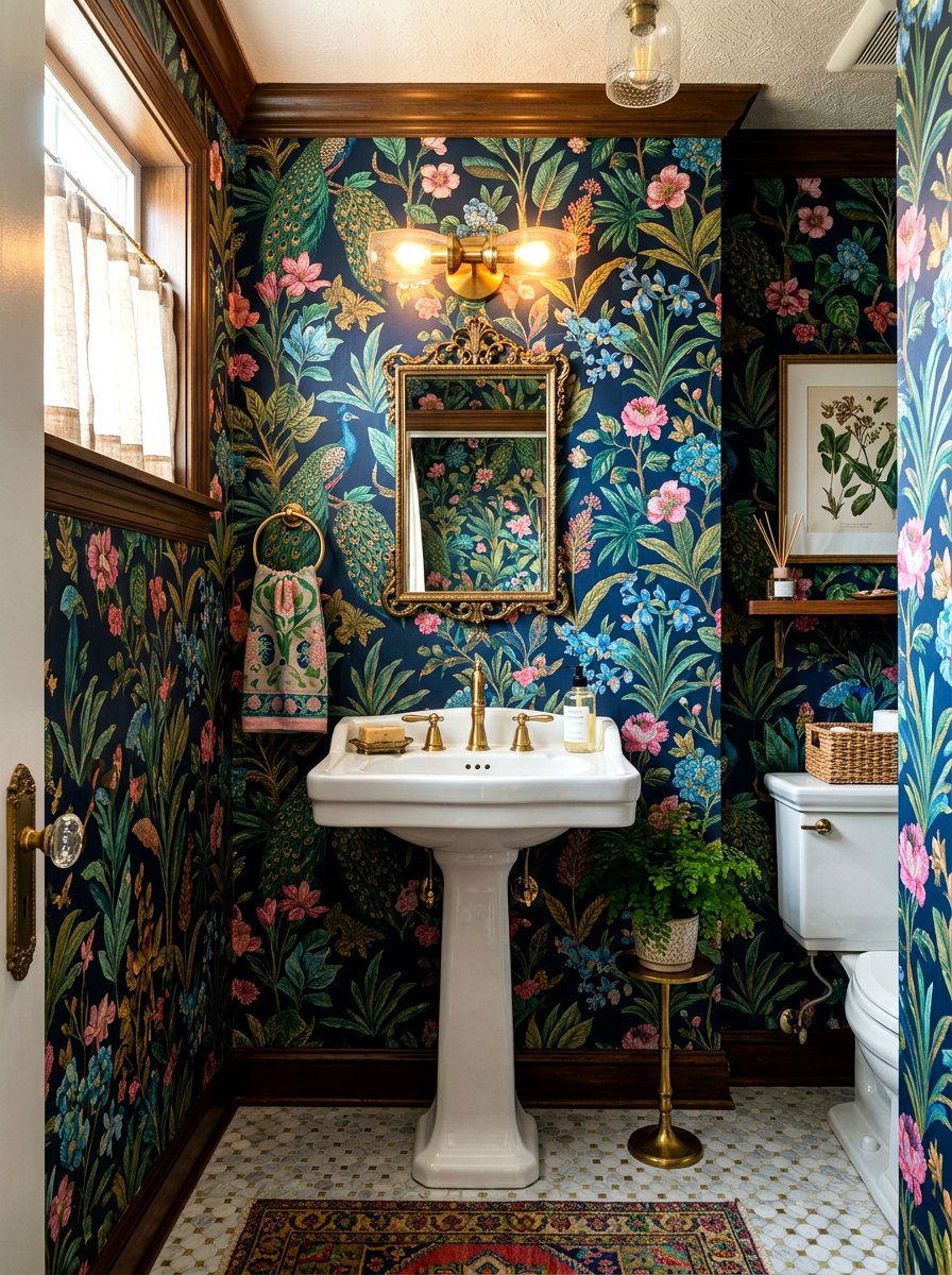 Small Powder Room - 30 stylish host home ideas