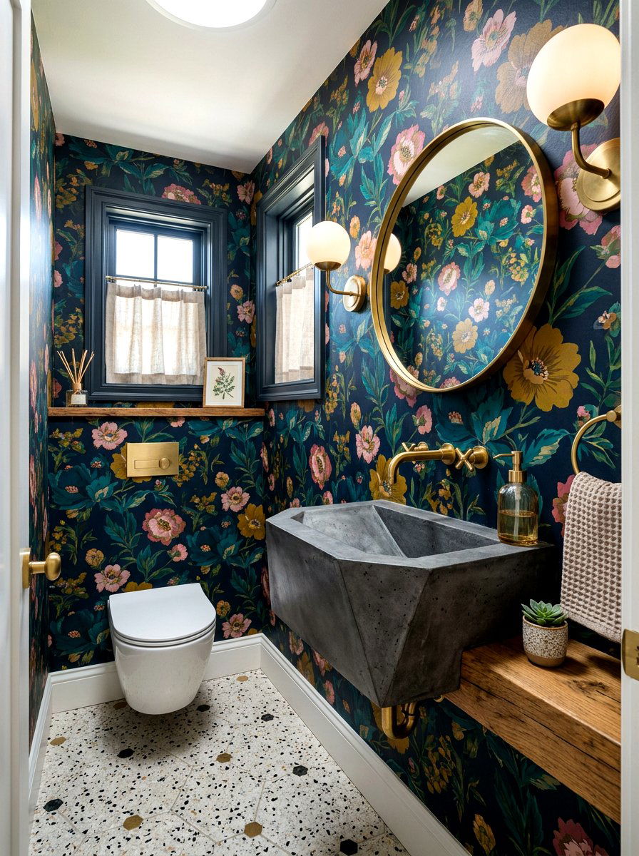 30 Concrete Sink Bathroom Ideas for a Modern Spa-Like Look