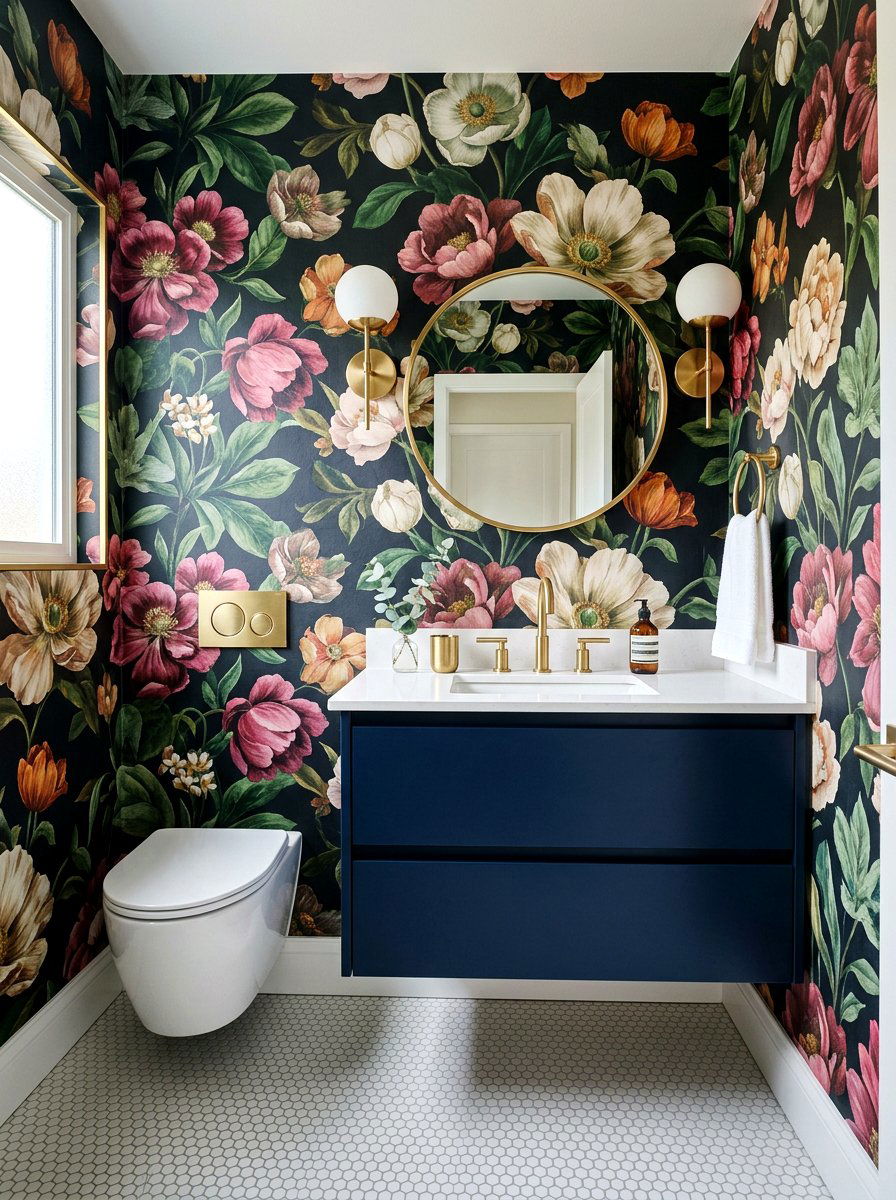 Small Powder Room Floating Vanity - 30 floating vanity ideas