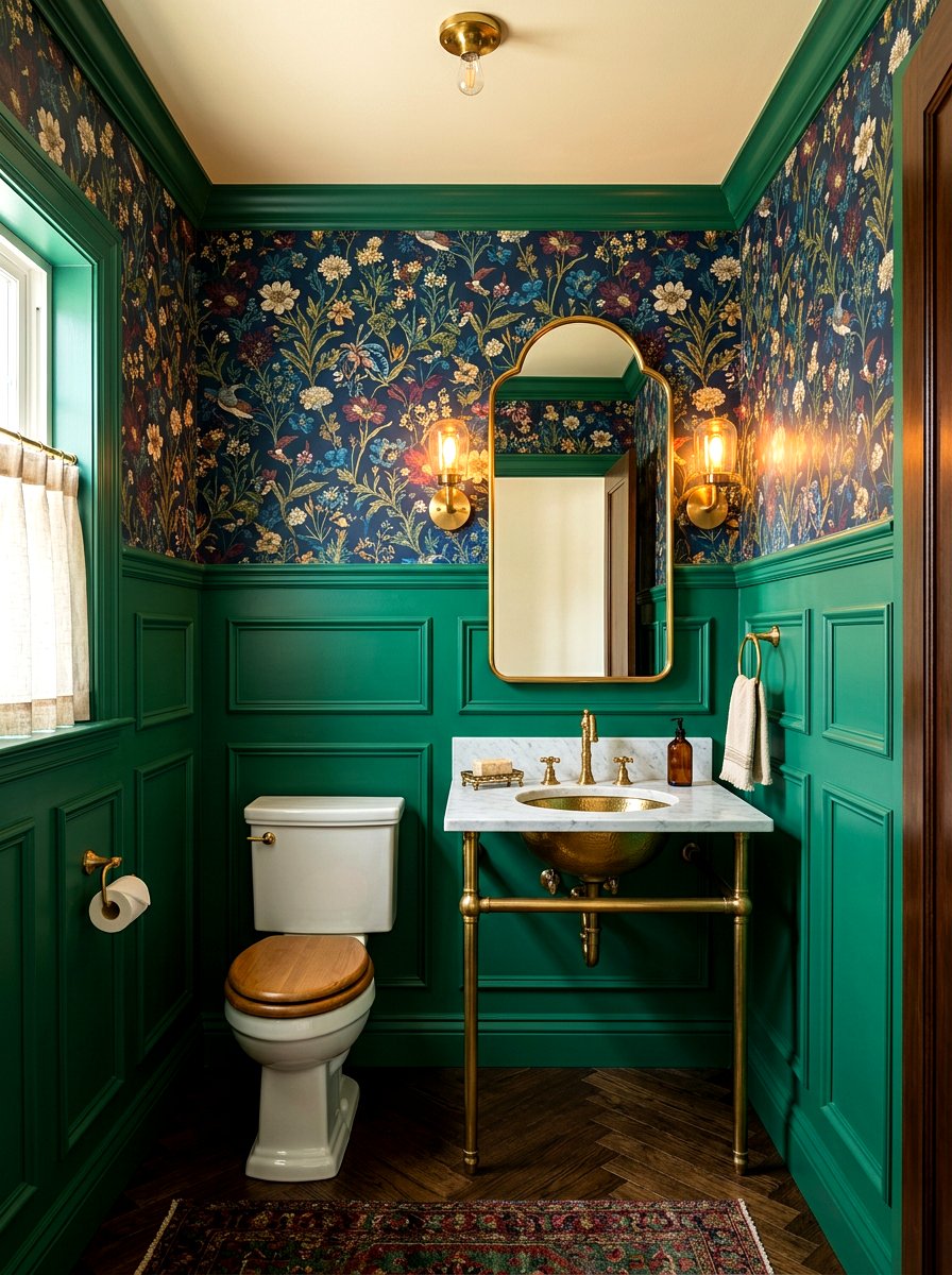 Small Powder Room Wainscoting - 30 wainscoting ideas