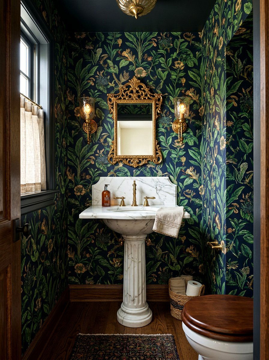 Small Powder Room - 30 Pinterest bathroom ideas
