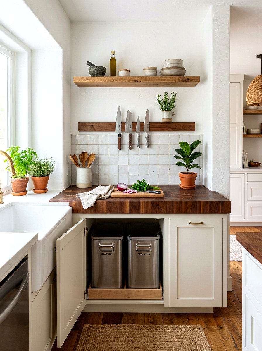 Small Prep Station - 30 messy kitchen ideas