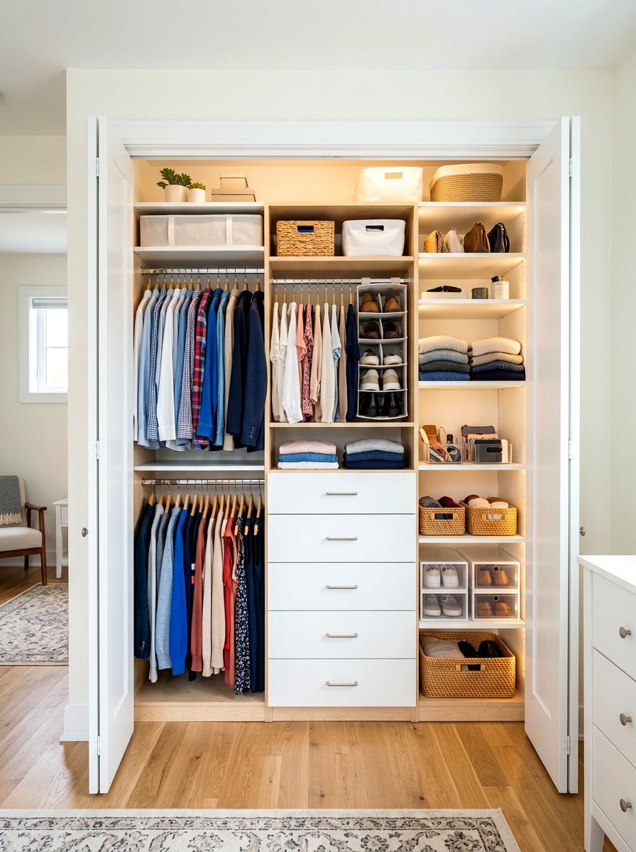 Small Reach In Closet System - 30 minimal closet organization ideas