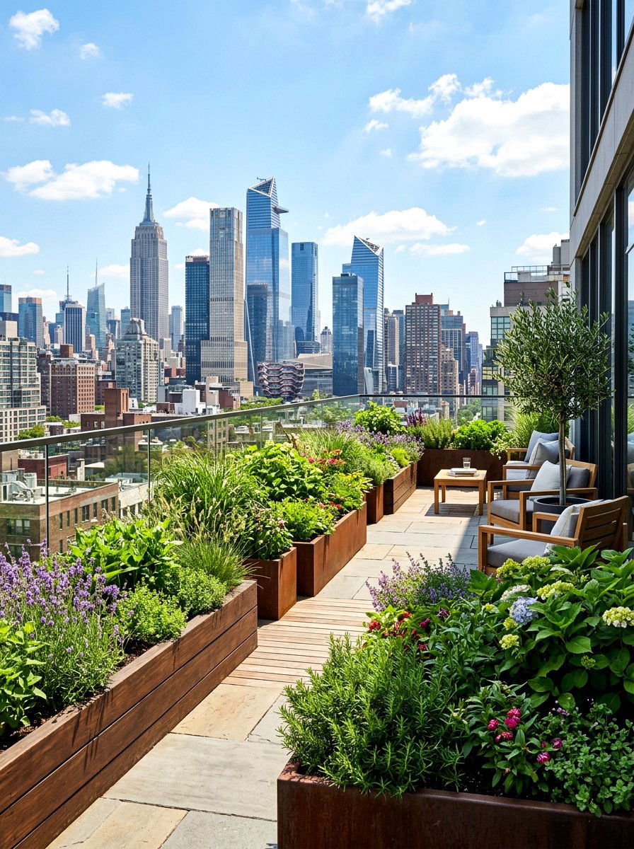 Small Rooftop Garden - 30 potager garden ideas