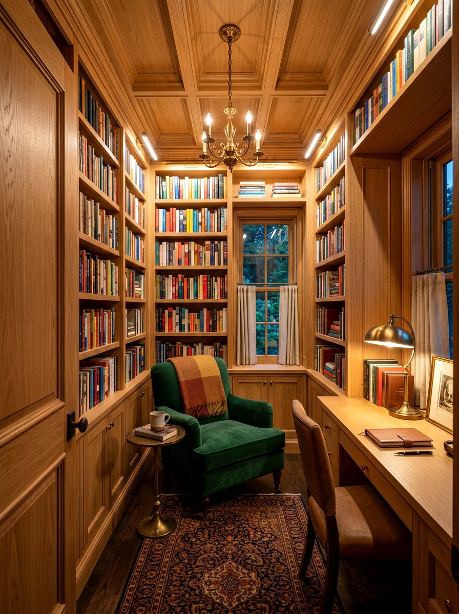 30 Paneled Library Ideas to Create a Cozy Reading Corner