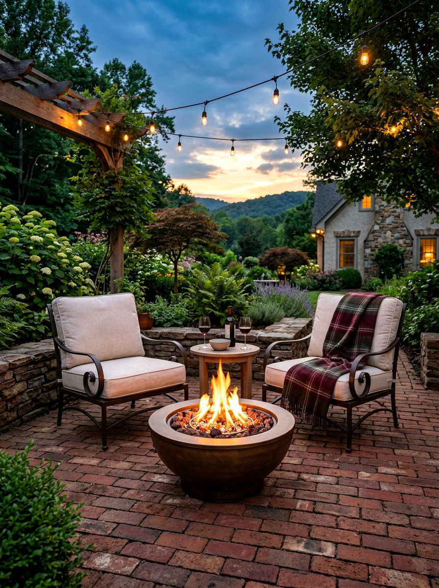 Small Round Gas Fire Pit - 30 portable fire pit ideas