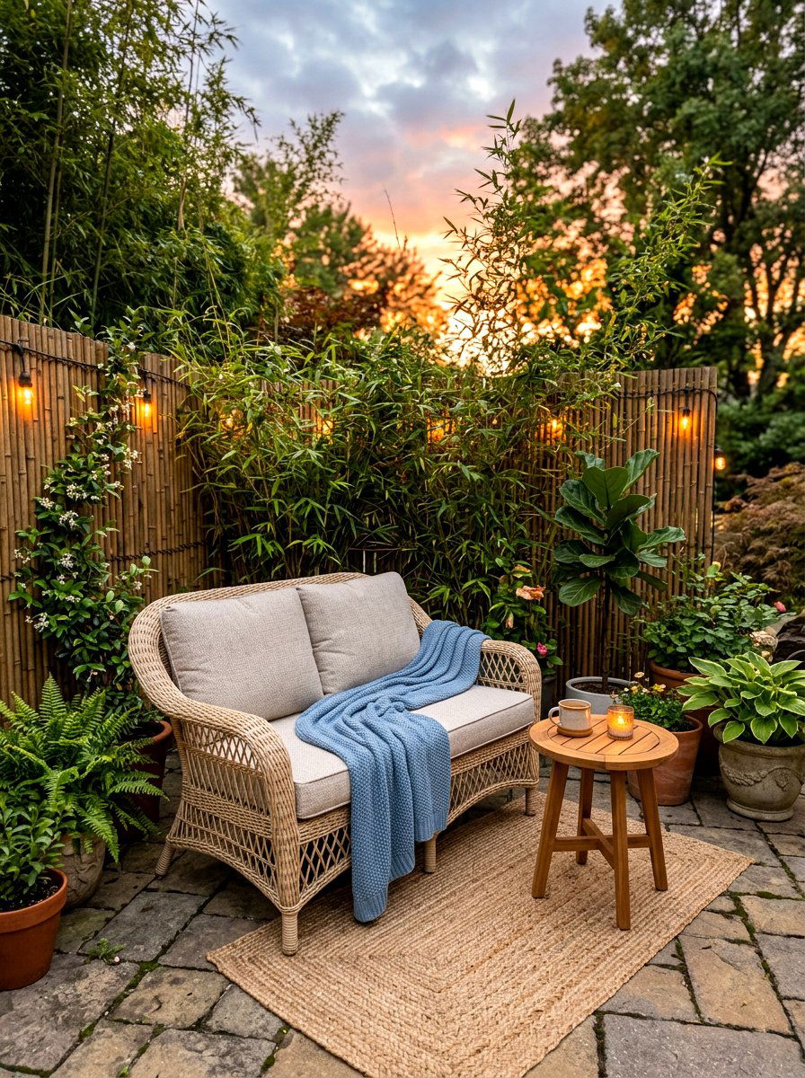 Small Scale Loveseat - 30 compact patio furniture ideas