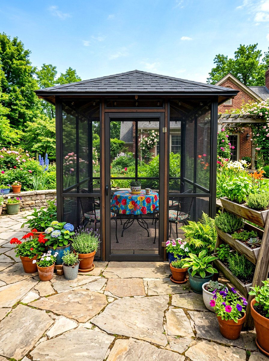 Small Screened Gazebo For Patio - 30 screened gazebo ideas