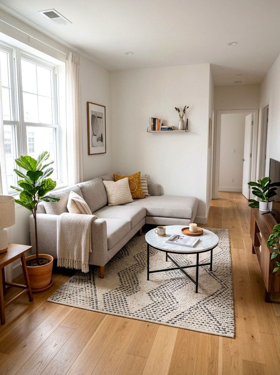 Small Sectional Sofa Layout - 30 condo living room ideas