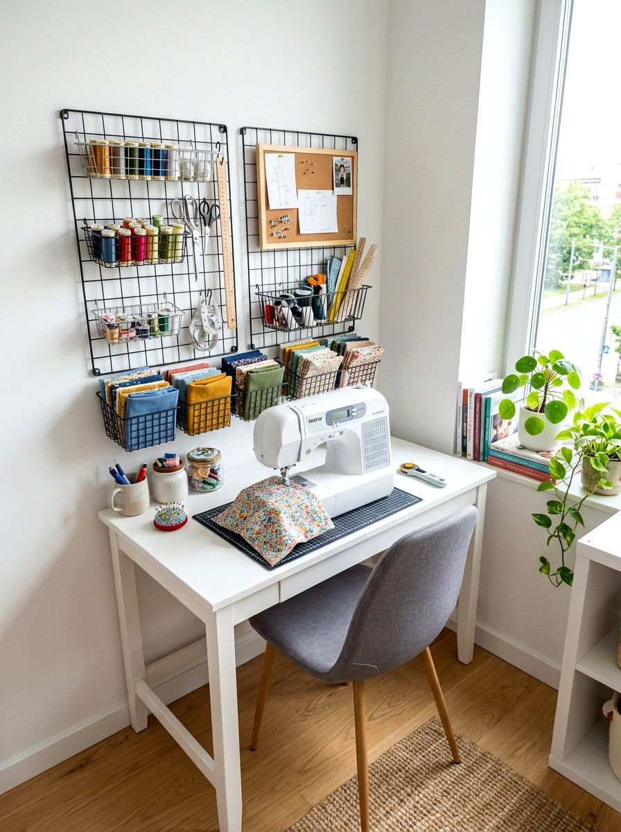 Small Sewing Nook - 30 sewing nook ideas