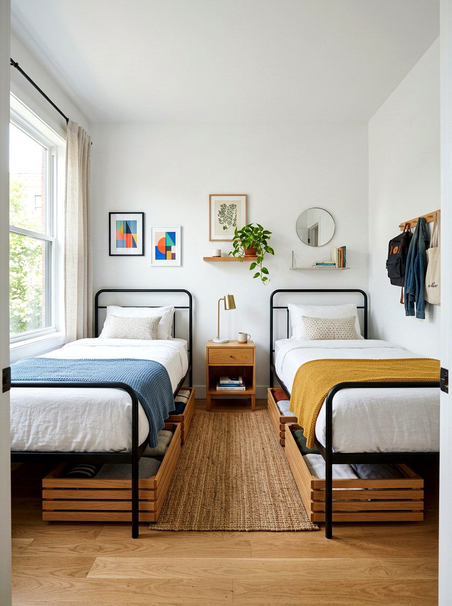 Small Shared Bedroom - 30 shared sibling room ideas