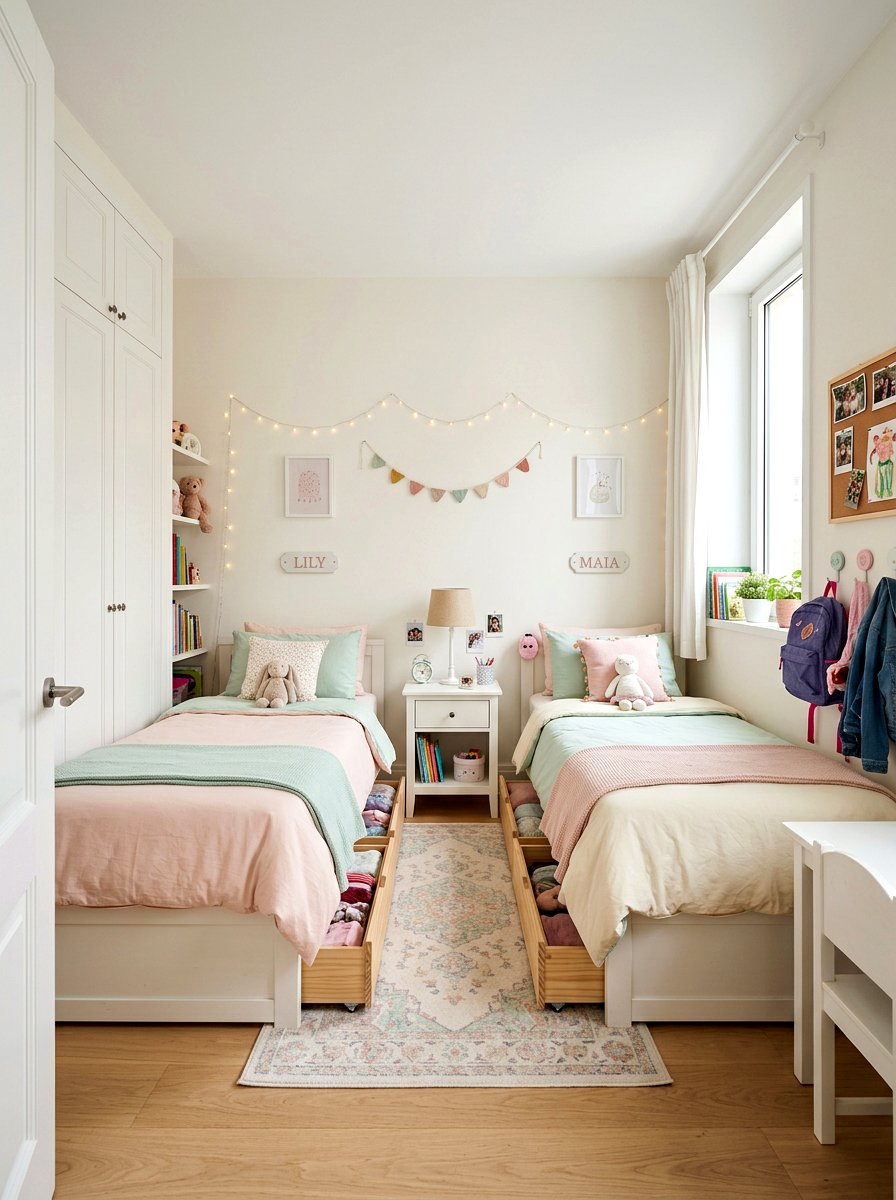Small Shared Girl Bedroom - 30 girls bedroom decor ideas