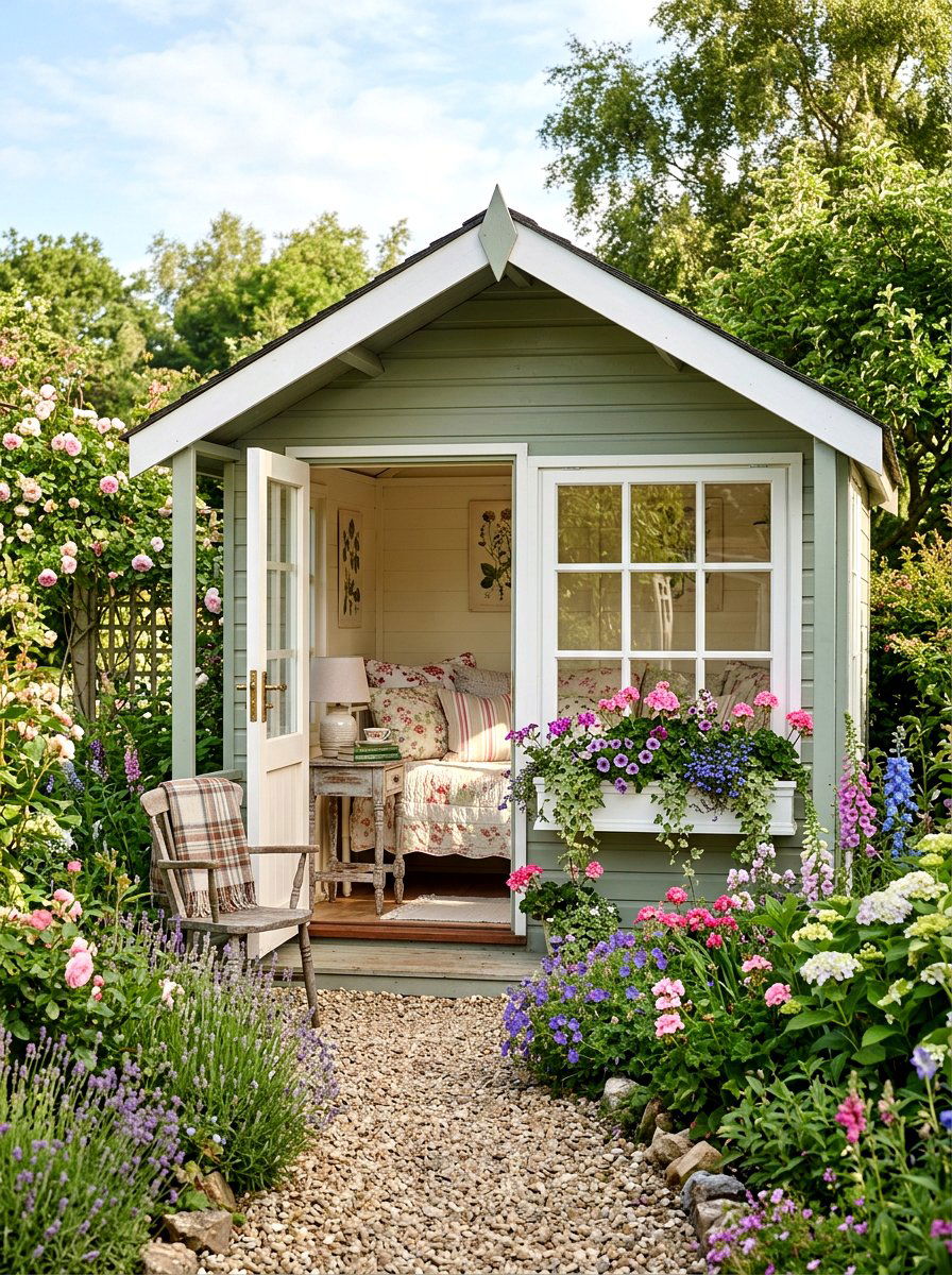 Small She Shed - 30 garden room ideas