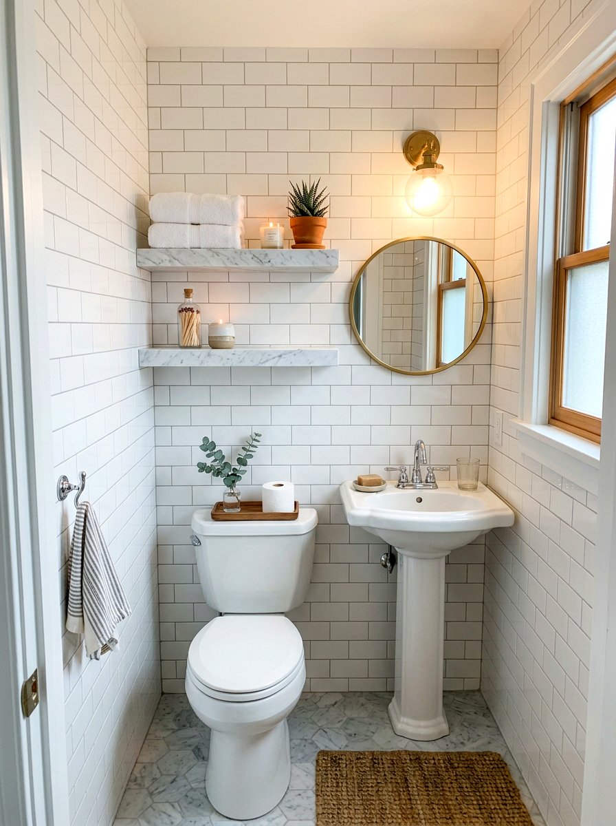 Small Shelf Powder Room - 30 powder room ideas