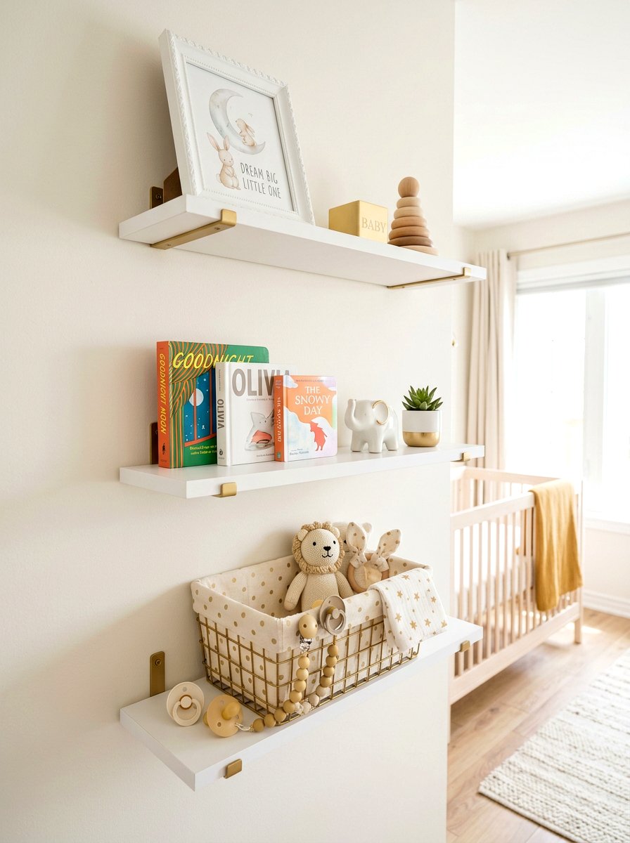 Small Shelf Storage Basket - 30 nursery storage basket ideas