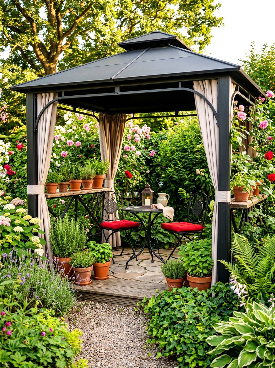Small Space 10x10 Gazebo - 30 hardtop gazebo ideas