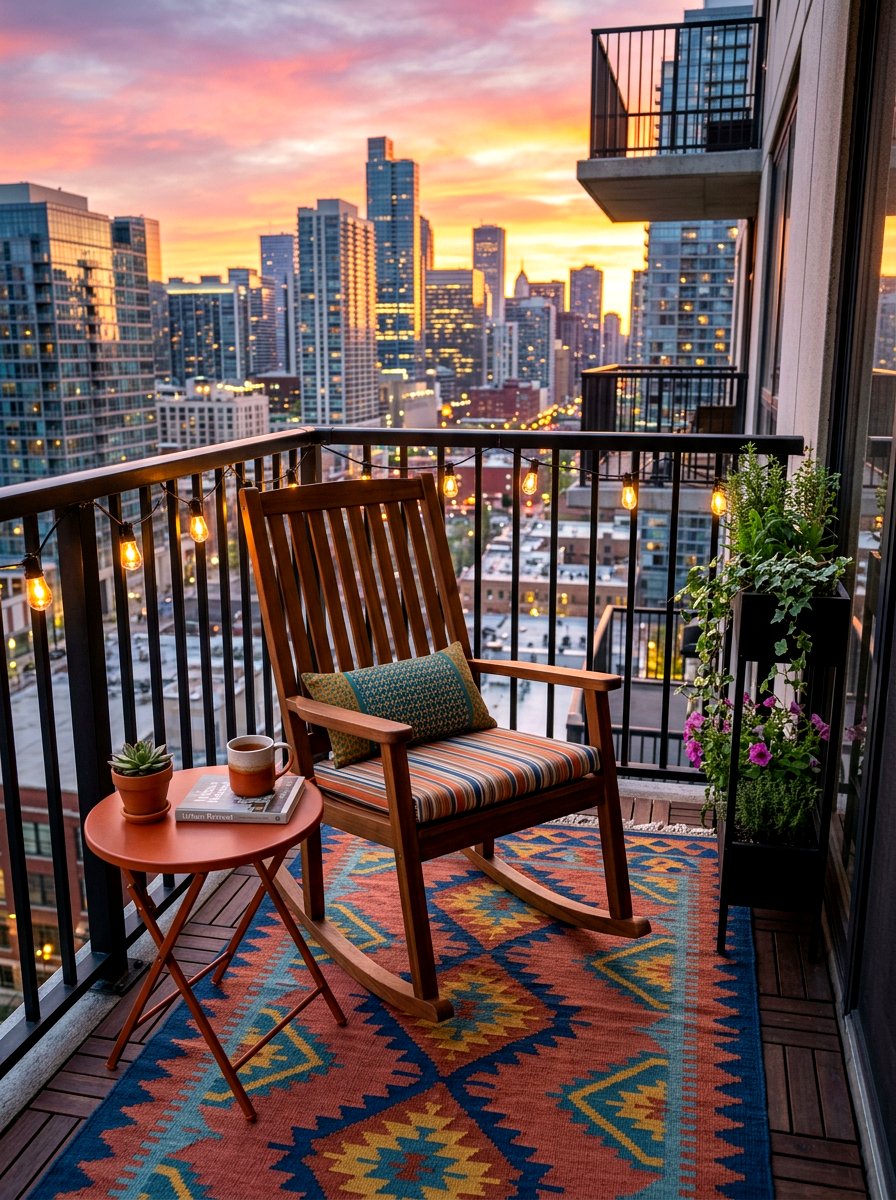 Small Space Apartment Porch Rocker - 30 porch rocking chair ideas