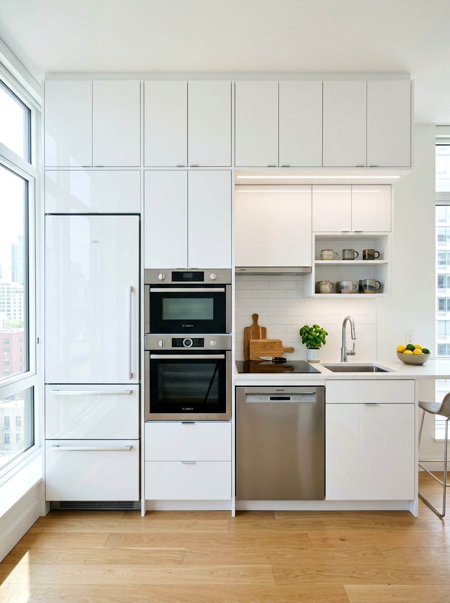30 Appliance Wall Kitchen Ideas: Stylish Storage Behind Doors