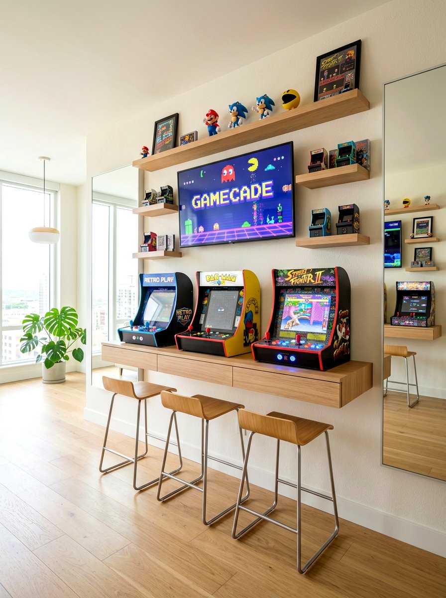 Small Space Arcade - 30 arcade room ideas