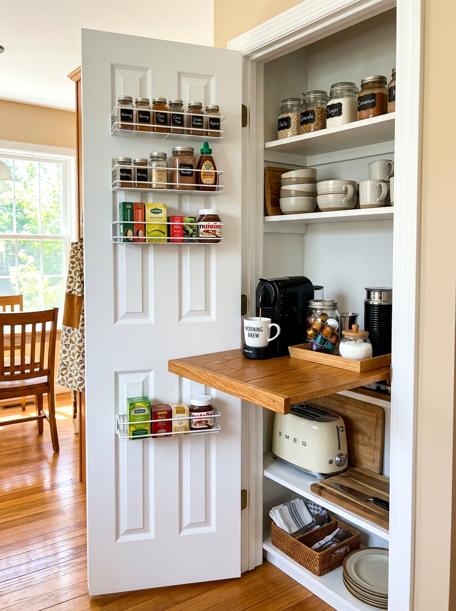Small Space Breakfast Closet - 30 breakfast pantry ideas
