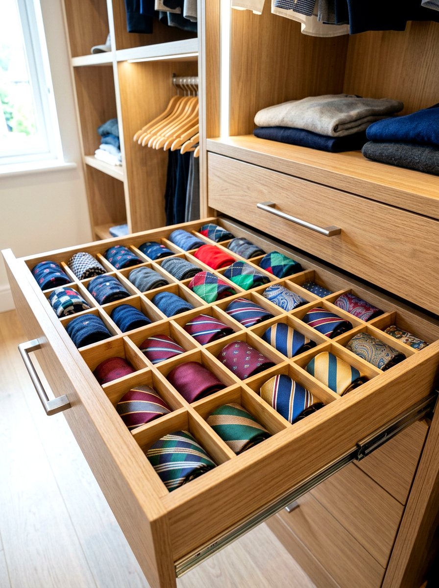 Small Space Drawer Divider - 30 micro closet organization ideas
