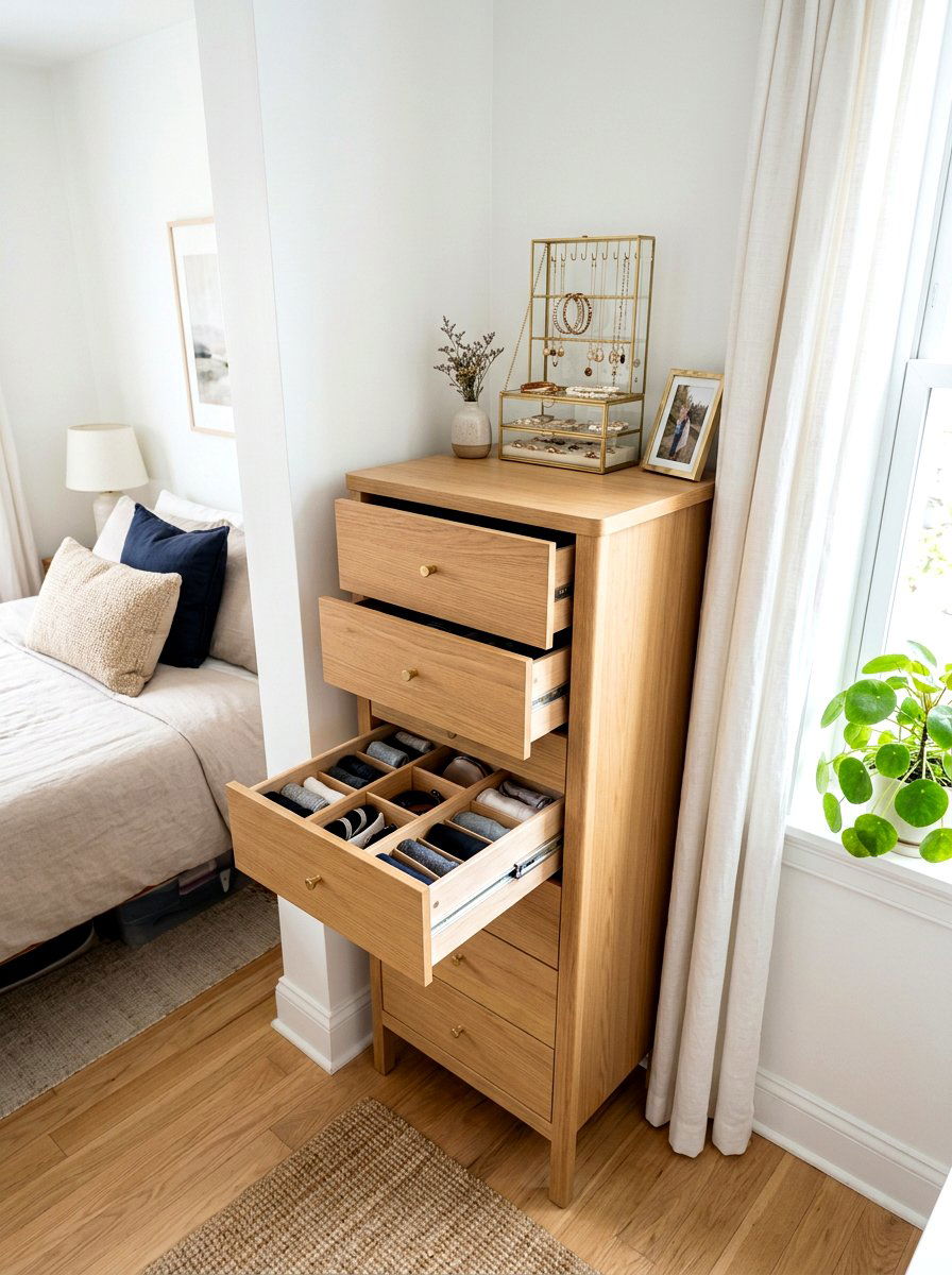 Small Space Dresser - 30 organizing bedroom dresser ideas