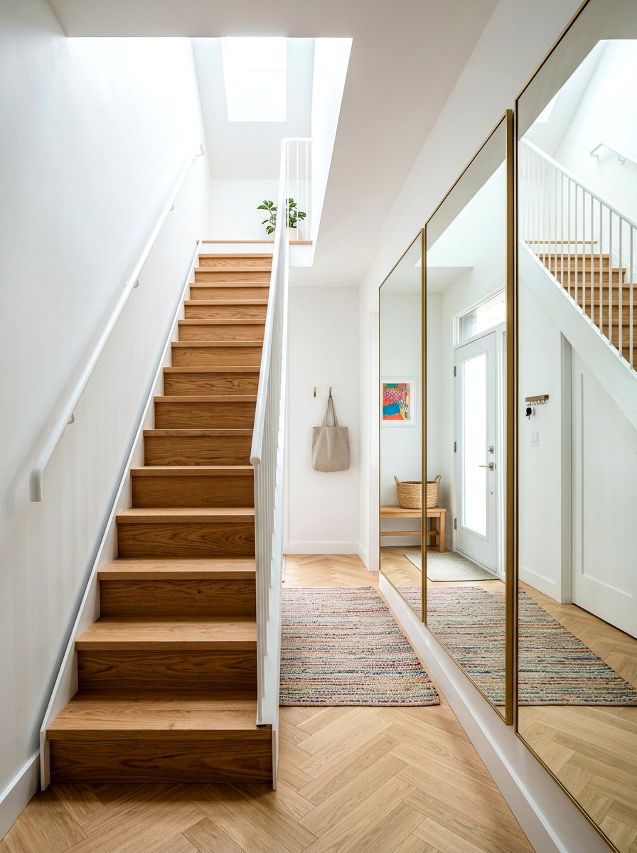 Small Space Foyer Staircase - 30 elegant foyer staircase ideas