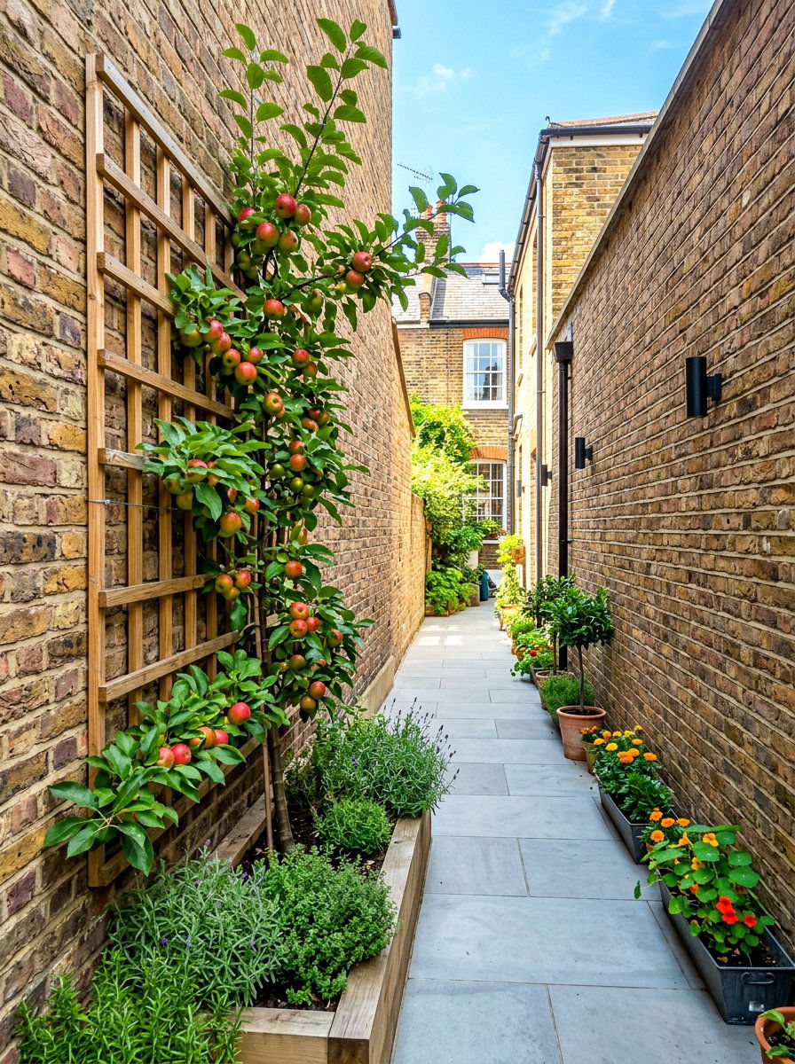 Small Space Fruit Tree - 30 espalier fruit tree wall ideas