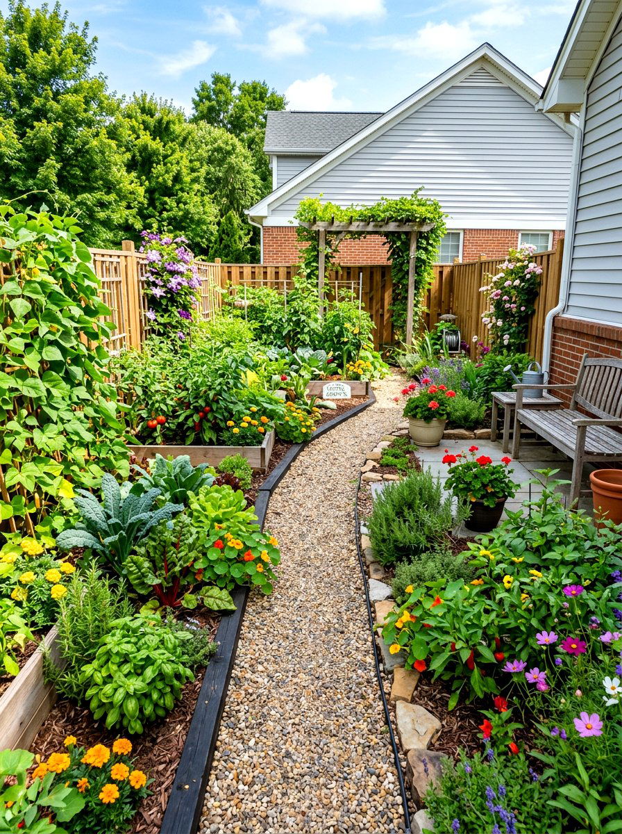 Small Space Garden - 30 vegetable garden layout ideas