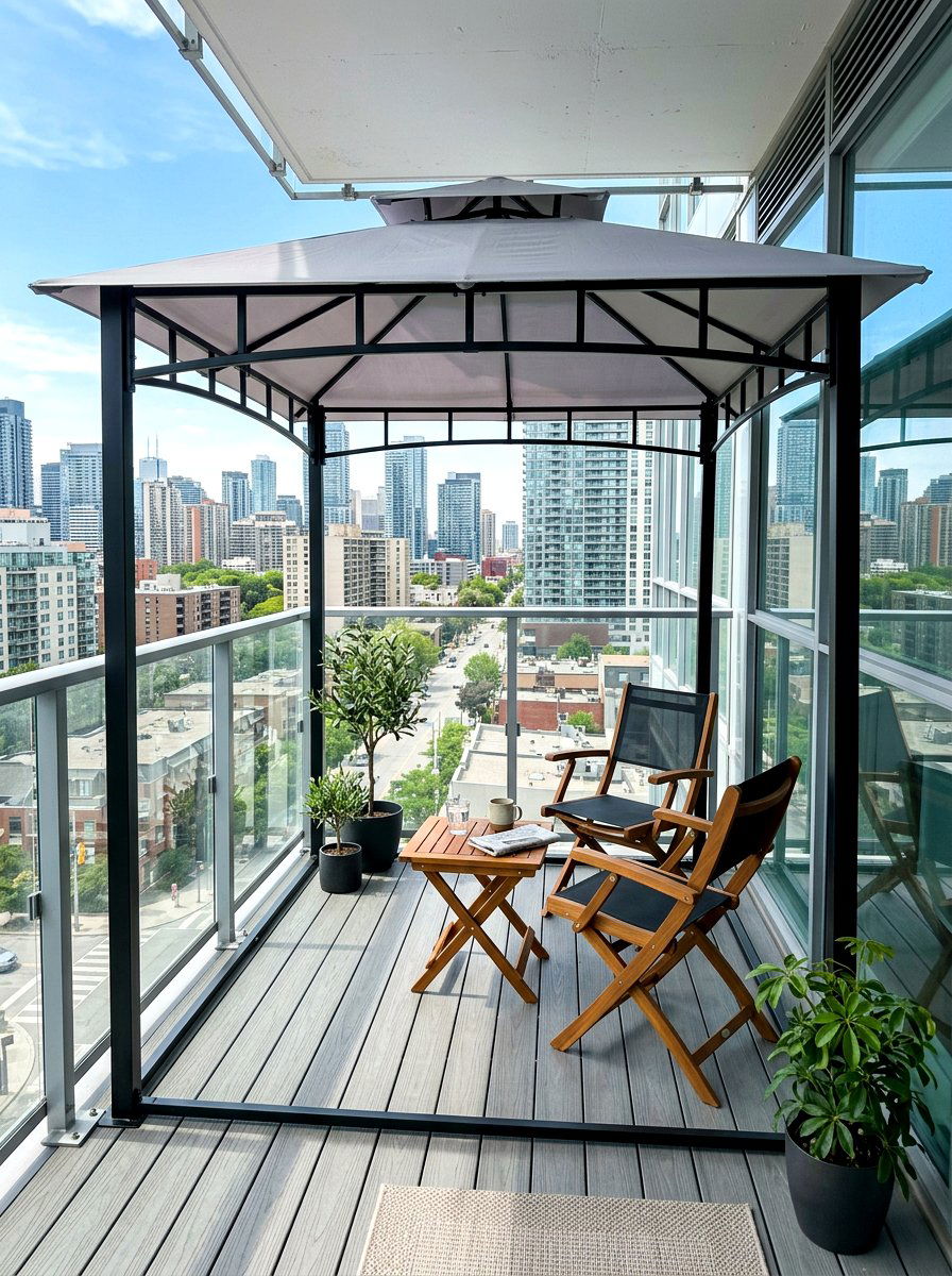 Small Space Gazebo - 30 soft top gazebo ideas